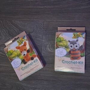 Mini Crochet Kit - Fox and Owl